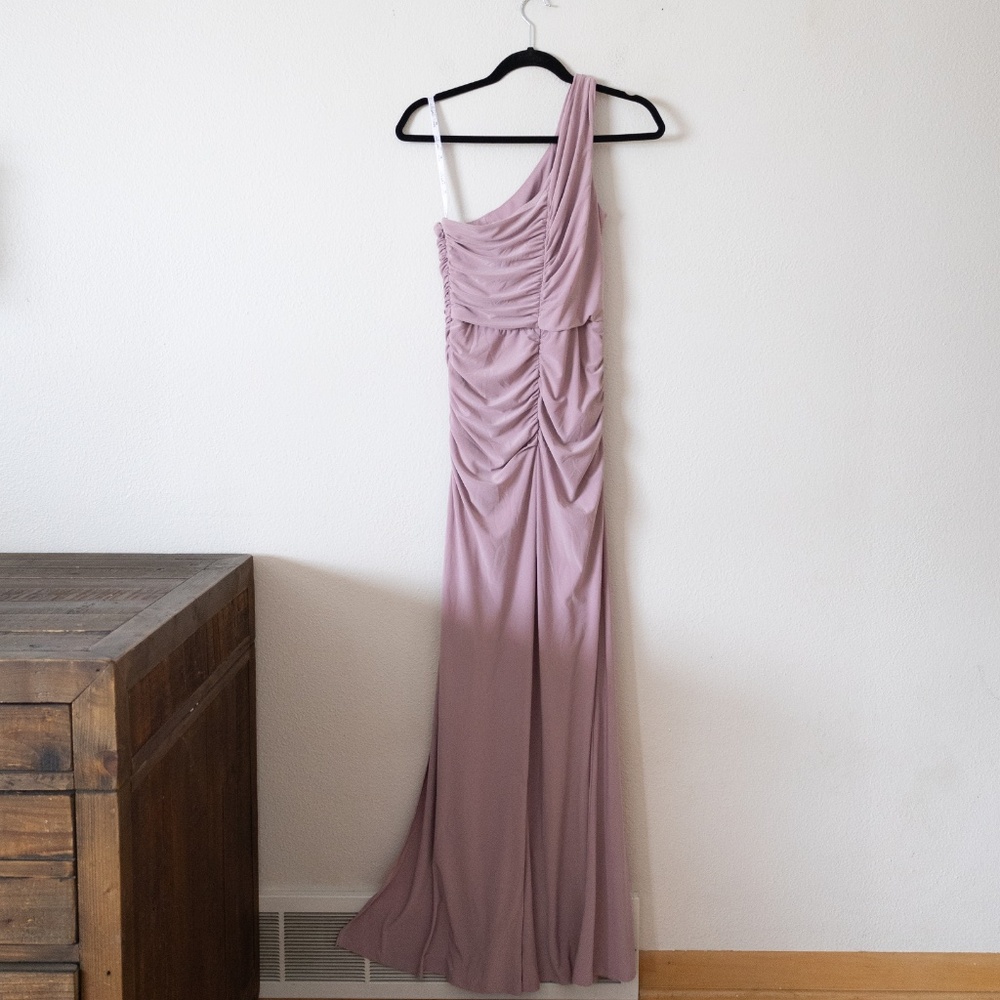 Celebrate Db Studio Mauve One Shoulder Jersey Max… - image 3